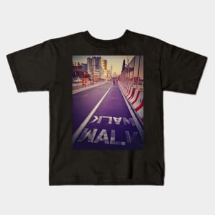 Hudson River Greenway Manhattan NYC Kids T-Shirt